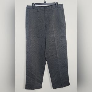 Odo black and white tweed dress pants,  waist 34", inseam 29"
